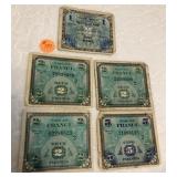 France Allied Miltary Currency