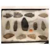 8x12 Box of Indian Artifacts Found in Indiana