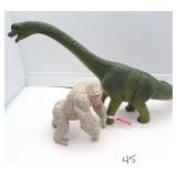 Schleich D-23527 Dino & Rampage Gorilla George