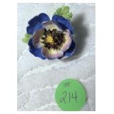 Dresden Floral Broochj Made in England