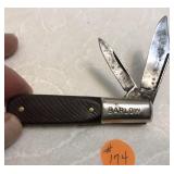 Barlow by Imperial Ireland Knife 2 Blade