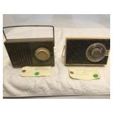2 Arvin Transistor Radio #9595 and #60B19 Slate Gr