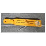 Wooden Sign 'Never spank a Child'