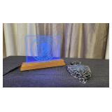 Waldron Mohawks Laser Light & Concrete Arrow Head