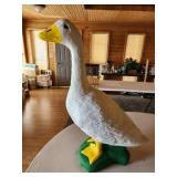 27' Painted Concrete Porch Goose
