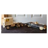 Nylint Semi Cab & antique Black Car