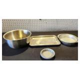 Mini Tart Pans, Cake Pan, Mixing Bowl & Tray