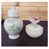 Ginger Jar and Trinket Box
