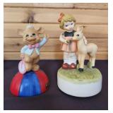 Music Boxes Circus Bear, Girl with Deer