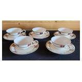 Hoya Bone China Cup and Saucers