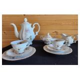 Kronester Bavarian tea pot & cups,C&S