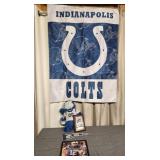 Colts Banner, Plush Colts Blue, Anderw Luck Photo