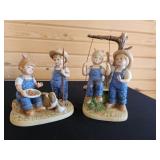 Denim Days Homco Figurines 1507 & 8896