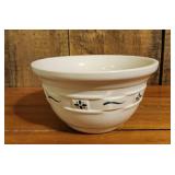Longaberger Pottery USA Green Mixing Bowl