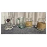 Glass Mugs,  Las Vegas and Coca Cola