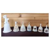 Porcelain Bells Angel 7', Flower Bells (2),