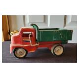 Tonka Red & Green Reproduction Manual Dump Truck