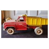 Tonka Manual Dump Truck Red & Yellow