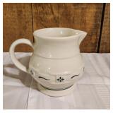Longaberger Pottery Green Small Pitcher