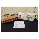 1937 Fox Firetruck Bank, Ertel, New in Box