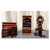 Dollhouse Office Furniture Set 1:12 scale
