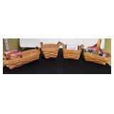 Longaberger Small Baskets (4)