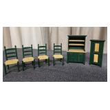 Dollhouse Country Kitchen Furniture Set
