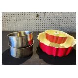 Bundt Pans and Stainless Steel Bowls