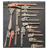 Assorted Pipe Wrenches