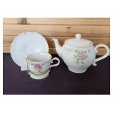 A Teleflora Teapot, Cup & Saucer 1985