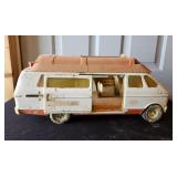 Tonka White Rescue Ambulance with Red Top