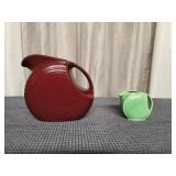 Fiesta Pitcher and Mini Disc Pitcher