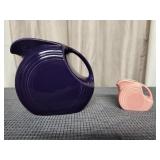 Fiesta Pitcher and Mini Disc Pitcher