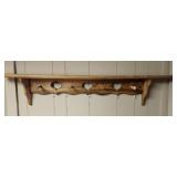 Pine Heart Wall Shelf