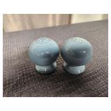 Periwinkle Fiesta Salt & Pepper Shakers