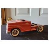 Tonka Red Truck Missing Roof
