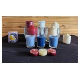 Candles and Glass Holders