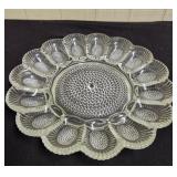 Glass Egg Plate