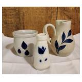 Williamsburg Pottery Pitcher, Crock & Vase
