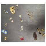 Vgt Earrings Clip on (2) Pierced (10) & Pin