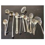 Stainless Steel Spoons and Ladles