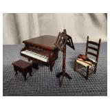 Dollhouse Furniture Music Room 1:12 Scale