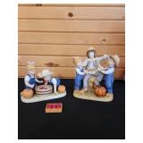 Denim Days Homco Figurines 1527 & 1524