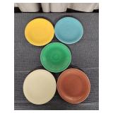 Fiesta Appetizer Plates (5)  6-1/2'