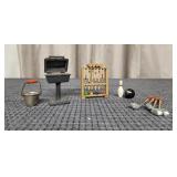 Dollhouse Outdoor Grill & Sports Set 1:12 scale