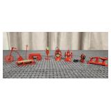 Dollhouse Red Metal Set of extras