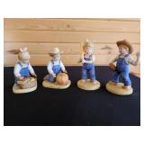 Denim Days Homco Figurines 1518 & 1522