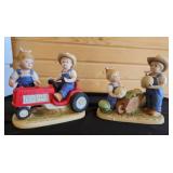 Denim Days Figurines First Tractor & Melon Patch