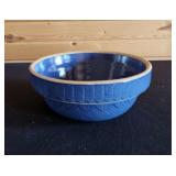 Roseville Pottery Small Blue Crock Bowl