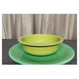 Fiesta Bowl & Plate, Lemongrass & Teal